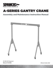 Spanco A Series Assembly And Maintenance Instruction