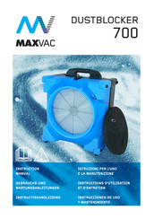 MaxVac DUSTBLOCKER 700 Instruction Manual