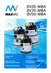 MaxVac DV20-MBA Instruction Manual
