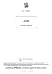 rav G2.124R Instruction Manual