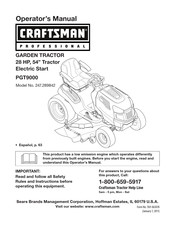 Craftsman Professional 247.289842 Operator's Manual