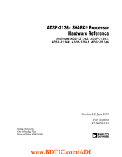 Analog Devices SHARC ADSP-21363 Hardware Reference Manual