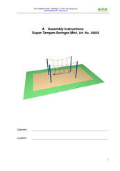 HUCK Seiltechnik Super-Tampen-Swinger-Mini Assembly Instructions Manual