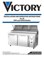 Victory VPPD72HC-4 Installation And Operating Instructions Manual