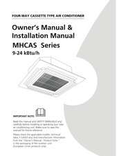 ECR MHCAS Series Owner's Manual & Installation Manual