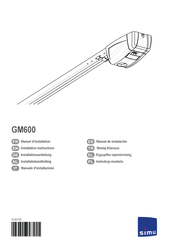 Simu GM600 Installation Instructions Manual