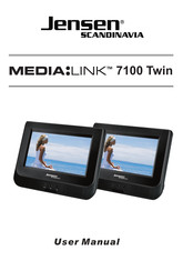 Jensen MEDIA LINK 7100 Twin User Manual