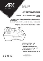 afx light 16-2072 User Manual