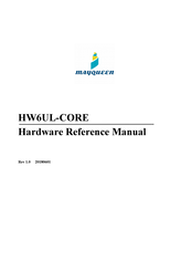 MayQueen Technologies HW6UL-CORE Hardware Reference Manual