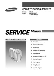 Samsung CS21K5NLX/XTT Service Manual