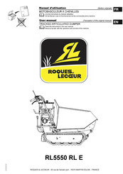 ROQUES LECOEUR RL5550 RL E User Manual