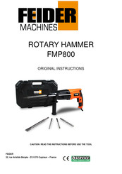 Feider Machines FMP800 Original Instructions Manual