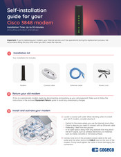 Cisco 3848 Self-Installation Manual