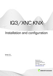 ElectroCom IQ3/XNC KNX Installation And Configuration Manual