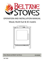 Beltane Stoves Chew 4.6 kW Operation And Installation Manual