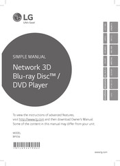 LG BP556 Simple Manual