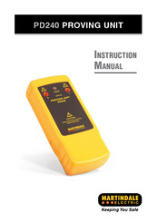 Martindale Electric PD240 Instruction Manual
