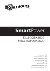 Gallagher SmartPower BX1500 Instructions Manual