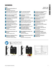 Siemens SIRIUS 3SE6415-1 B0 Series Original Operating Instructions