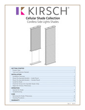 Kirsch Cellular Shade Getting Started