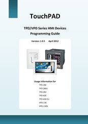 ICP DAS USA TouchPAD TPD Series Programming Manual