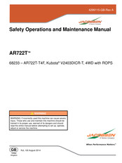 Textron JACOBSEN AR722T Maintenance Manual