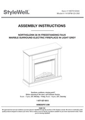 StyleWell NORTHGLENN 1418FM-23-292 Assembly Instructions Manual