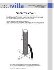 Zoovilla TOY0201710111 Care Instructions