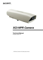 Sony XCI-NPR Technical Manual