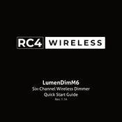 RC4 Wireless LumenDimM6 Quick Start Manual
