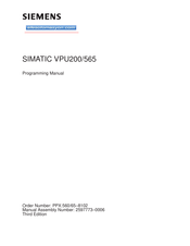 Siemens SIMATIC 565 Programming Manual