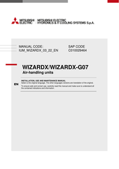 Mitsubishi Electric WIZARDX-G07 Instructions For Installation, Use And Maintenance Manual