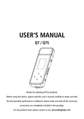 PECSU Q7S User Manual