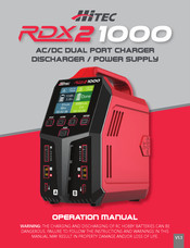HITEC RDX2 1000 Operation Manual