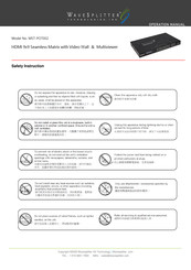 WaveSplitter WST-POT002 Operation Manual