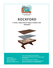 Freetime ROCKFORD RB4050A Quick Start Manual