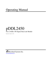 Microhard Systems pDDL2450 Operating Manual