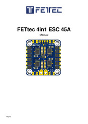 FETtec 4in1 ESC 45A Manual