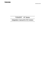 Toshiba TOSVERT VF Series Manual