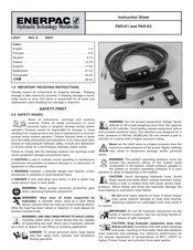 Enerpac PAR-K2 Instruction Sheet
