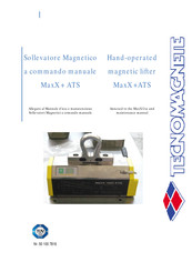 TECNOMAGNETE MaxX +ATS Use And Maintenance Manual