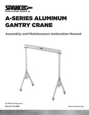 Spanco 2ALU1010 Assembly And Maintenance Instruction