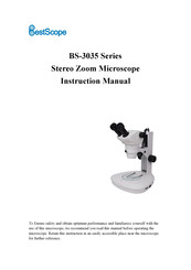 BestScope BS-3035 Series Instruction Manual