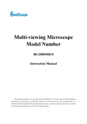 BestScope BS-2080MH10 Instruction Manual