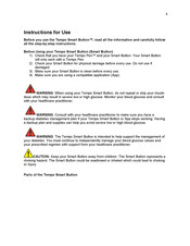 Lilly Tempo Smart Button Instructions For Use Manual