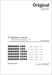 Pottinger AEROSEM 300 Operator's Manual