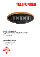 Telefunken TF-1702UB Instruction Manual