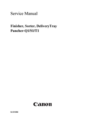 Canon DeliveryTray-T1 Service Manual