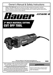 Bauer 22569E-B Owner's Manual & Safety Instructions
