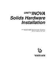 Varian UNITY INOVA NMR Hardware Installation